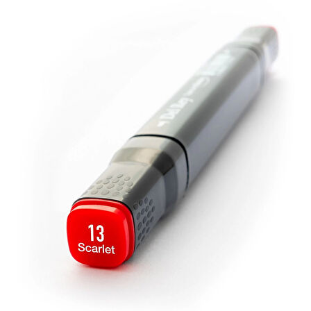 Supertrend Çift Uçlu Çizim Marker Kalemi 13 Scarlet