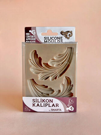 Supertrend Silicone Moulds Silikon Epoksi ve Polimer Kil Kalıbı MID-CENTURY APPLIQUE