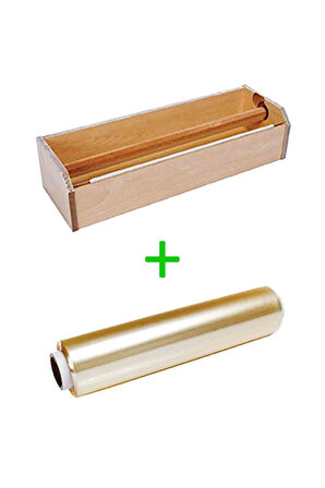 Supertrend 30x300m 8mic Streç Film ve Kesme Aparatı Seti 2 Parça