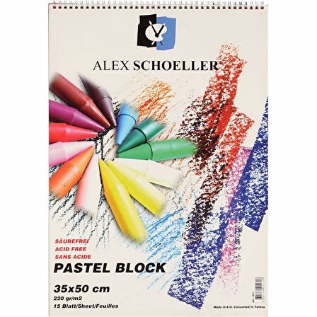 Supertrend Artist Pastel Boya Defteri Fon Blok 220 gr. 35x50 cm. 15 sayfa
