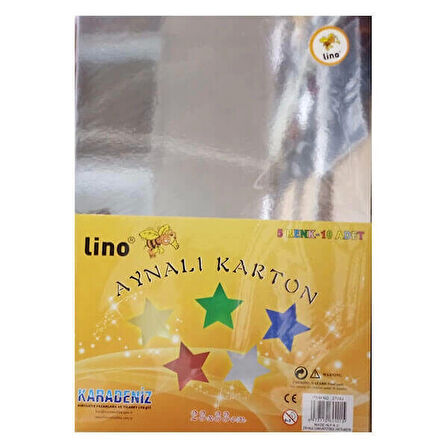 Supertrend Aynalı Karton 23x33 Cm.5 Renk 10'Lu (2708J)