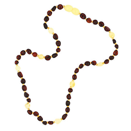 Supertrend Bebek Damla Kehribar Diş Kolye