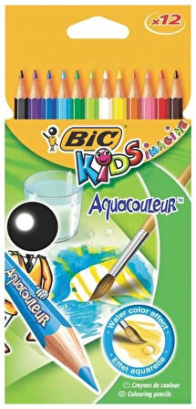 Supertrend Kids Aquacouleur Kuru Sulu Boya Kalemi 12 Renk