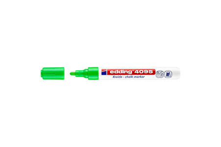 Supertrend 4095 Kara Tahta ve Cam için Likit Tebeşir Kalemi 3 mm Yuvarlak Uç AÇIK YEŞİL