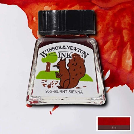 Supertrend Drawing Ink Çizim Mürekkebi 14 ml. 074 Burnt Sienna