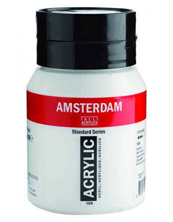 Supertrend Amsterdam Akrilik Boya 500 ml. 104 Zinc White