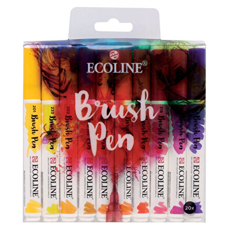 Supertrend Ecoline Brush Pen Fırça Uçlu Kalem Seti 20 Renk
