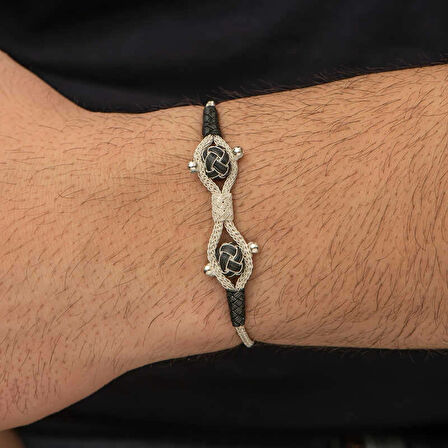 Supertrend Gümüş Kazaziye Örgü Bileklik