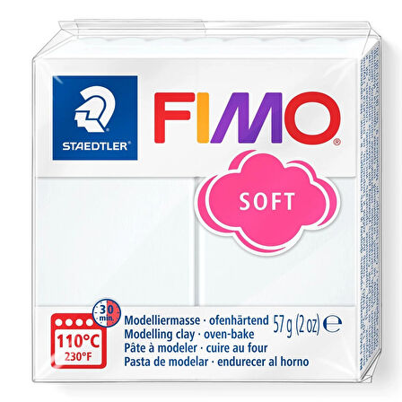 Supertrend Fimo Soft Polimer Kil 0 White