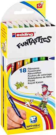 Supertrend 15 Funtastics İnce Keçeli Kalem 18 Renk