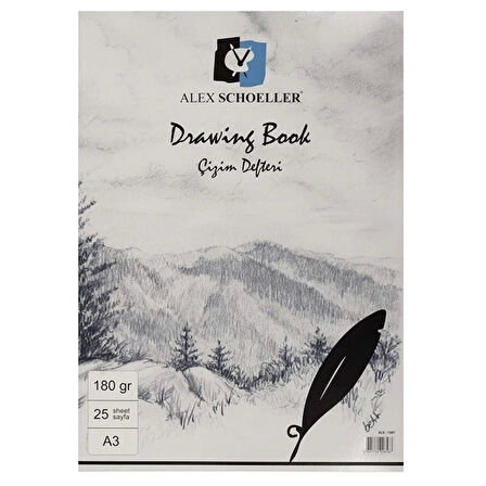 Supertrend Drawing Book Eskiz Çizim Defteri 180 gr. A3 25 yp.