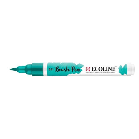 Supertrend Ecoline Brush Pen Fırça Uçlu Kalem 661 Turquoise Green