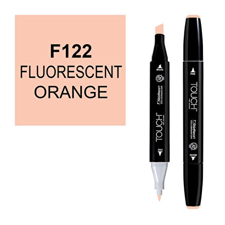 Touch Twin Marker Çizim Kalemi 122 Fluorescent Orange