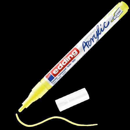 Supertrend 5300 Akrilik Boyama Markörü 1-2 mm FOSFORLU SARI