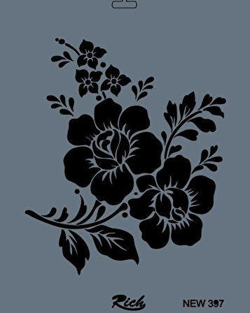 Supertrend Stencil Boyama Şablonu 25x35 cm. NEW-397