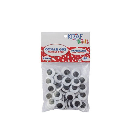 Supertrend Kids Oynar Göz 15 mm 50'li Paket