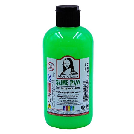 Supertrend Mona Lisa Slime Jeli 250 ml. Fosforlu Yeşil