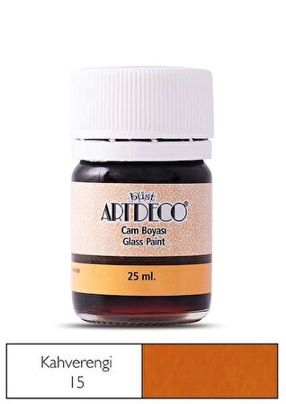 Supertrend Cam Vitray Boyası 25 ml. 15 KAHVERENGİ