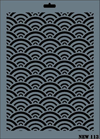 Supertrend Stencil Boyama Şablonu 25x35 cm. NEW-113