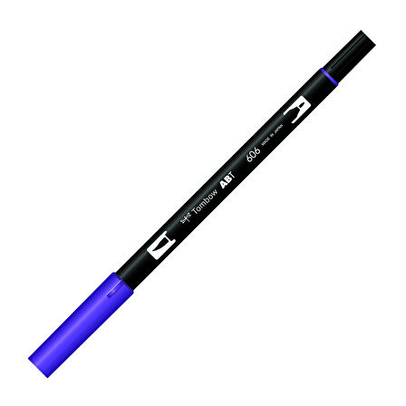 Supertrend Dual Brush Pen Grafik Çizim Kalemi 606 Violet