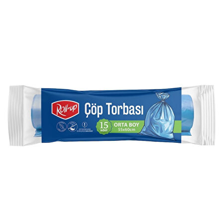 Supertrend Çöp Torbası Orta 55x60cm 15 Adet