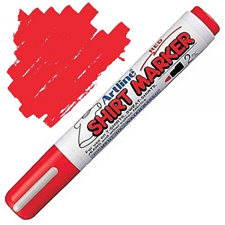 Supertrend Shirt Marker Kumaş Tekstil Tişört Boyama Kalemi KIRMIZI