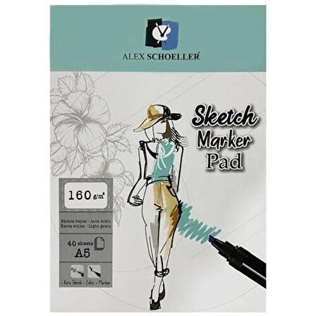 Supertrend Sketch Marker Defteri Pad 160 gr. A5 40 yp.