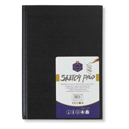 Supertrend Sert Kapak Sketchbook Eskiz Çizim Defteri 120 gr. A5 56 yaprak