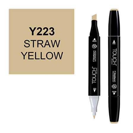 Touch Twin Marker Çizim Kalemi Y223 Straw Yellow