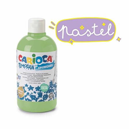 Supertrend Tempera Yıkanabilir Poster Boya 500 ml. PASTEL YEŞİL