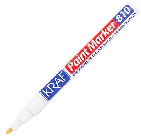 Supertrend 810 Paint Markör Boyama Markörü Beyaz