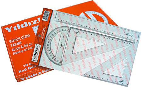 Supertrend Plastik Büyük Çizim Takımı