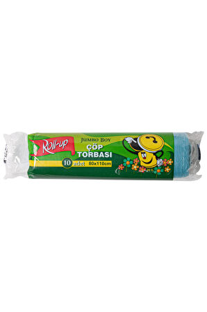 Supertrend Jumbo Boy Mavi Çöp Torbası 80x110cm 10 Adet