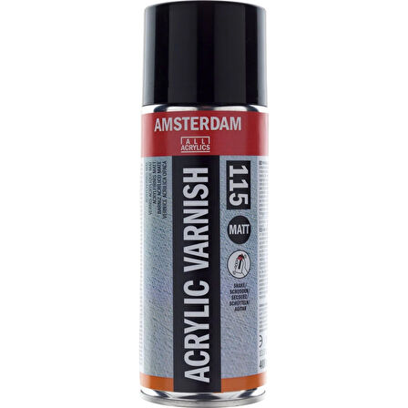 Supertrend Amsterdam Acrylic Varnish Matt 115 Akrilik Boya Verniği Mat 400 ml. Sprey