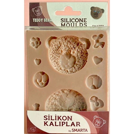 Supertrend Silicone Moulds Silikon Epoksi ve Polimer Kil Kalıbı TEDDY BEAR