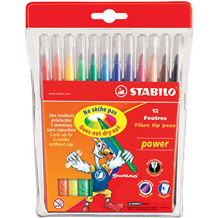 Supertrend Power Keçeli Kalem 12 Renk