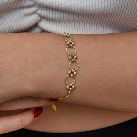 Supertrend Gümüş Renkli Halka Dorika Kadın Bileklik