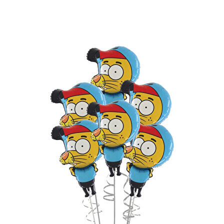 Kral Şakir Folyo Balon 14" Eko Paket 5li