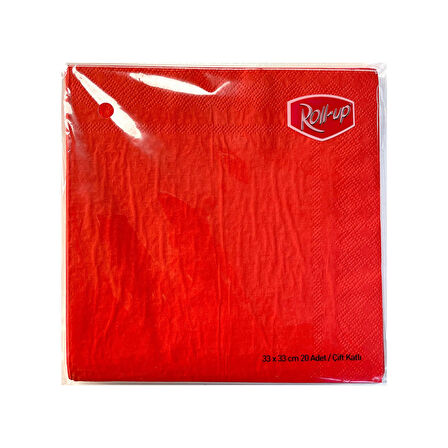 Supertrend Kağıt Peçete Kırmızı 33 x 33cm 20li