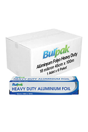 Supertrend Heavy Duty Alüminyum Folyo 45cm x 100 m 18mic x 6 Paket (Koli)