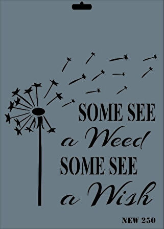 Supertrend Stencil Boyama Şablonu 25x35 cm. NEW-250