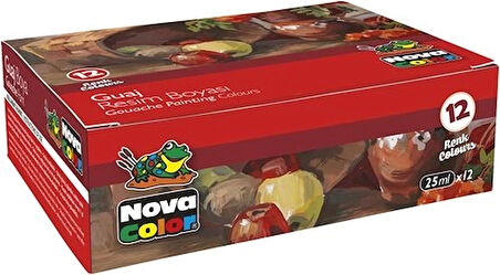 Supertrend Guaj Boya Seti 12 Renk x 25 ml. Şişe