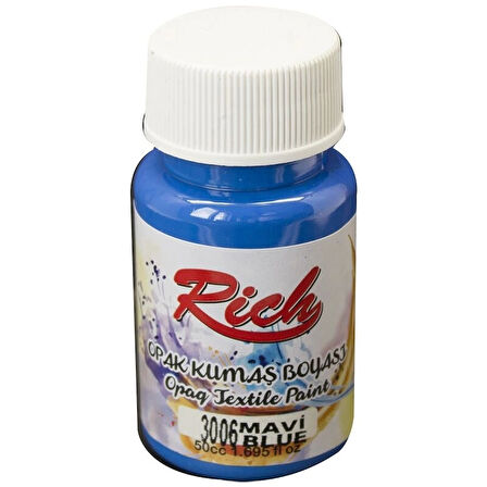 Supertrend Opak Kumaş Boyası 50 cc. 3006 MAVİ