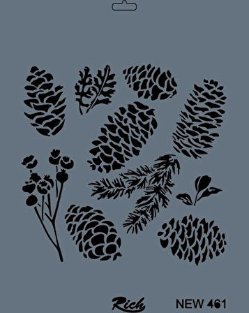 Supertrend Stencil Boyama Şablonu 25x35 cm. NEW-461