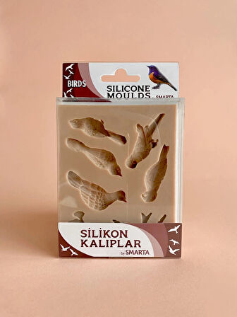 Supertrend Silicone Moulds Silikon Epoksi ve Polimer Kil Kalıbı BIRDS