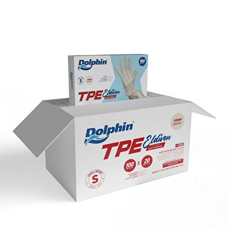Supertrend Krem TPE Eldiven S Beden 100 Adet x 20 Paket - Koli