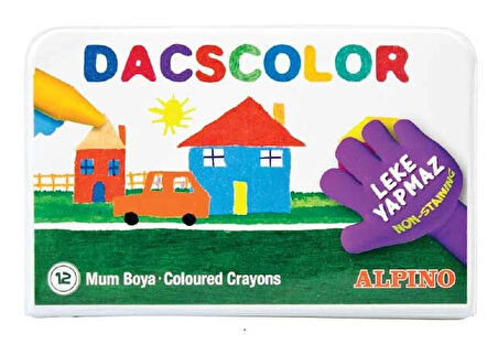 Supertrend Dacscolor Mum Boya 12 Renk Plastik Çantalı