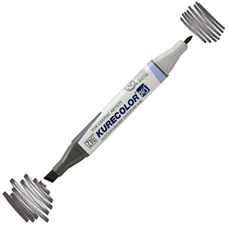 Supertrend Kurecolor Twin S Grafik Çizim Marker Kalemi C.11 Cool Gray 11