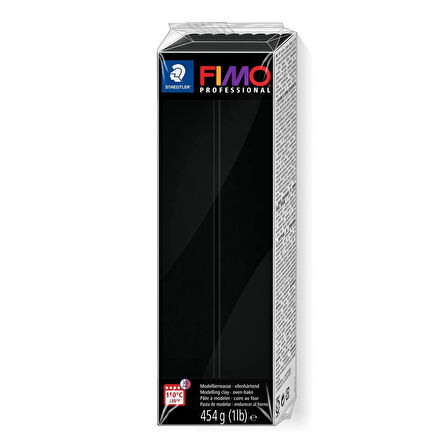 Supertrend Fimo Professional Polimer Kil 454 gr. 9 Siyah