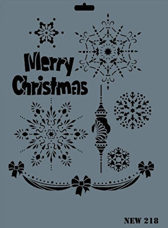 Supertrend Stencil Boyama Şablonu 25x35 cm. NEW-218